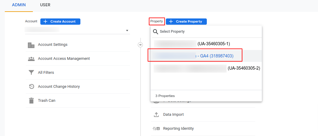 Select property